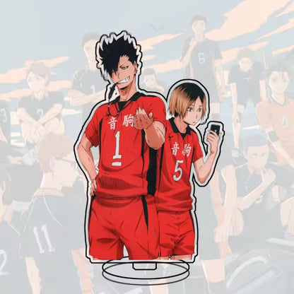Custom Standee Haikyuu Volleyball Anime Team Acrylic Desktop Stand Figure Hinata Shoyo Kageyama Tobio Gift Decoration