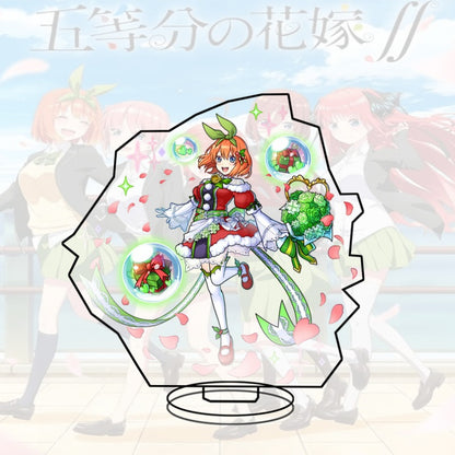 Quintessential Quintuplets Acrylic Stand Miku Ichika Yotsuba Itsuki Heart Anime Figure Desk Decor Gift