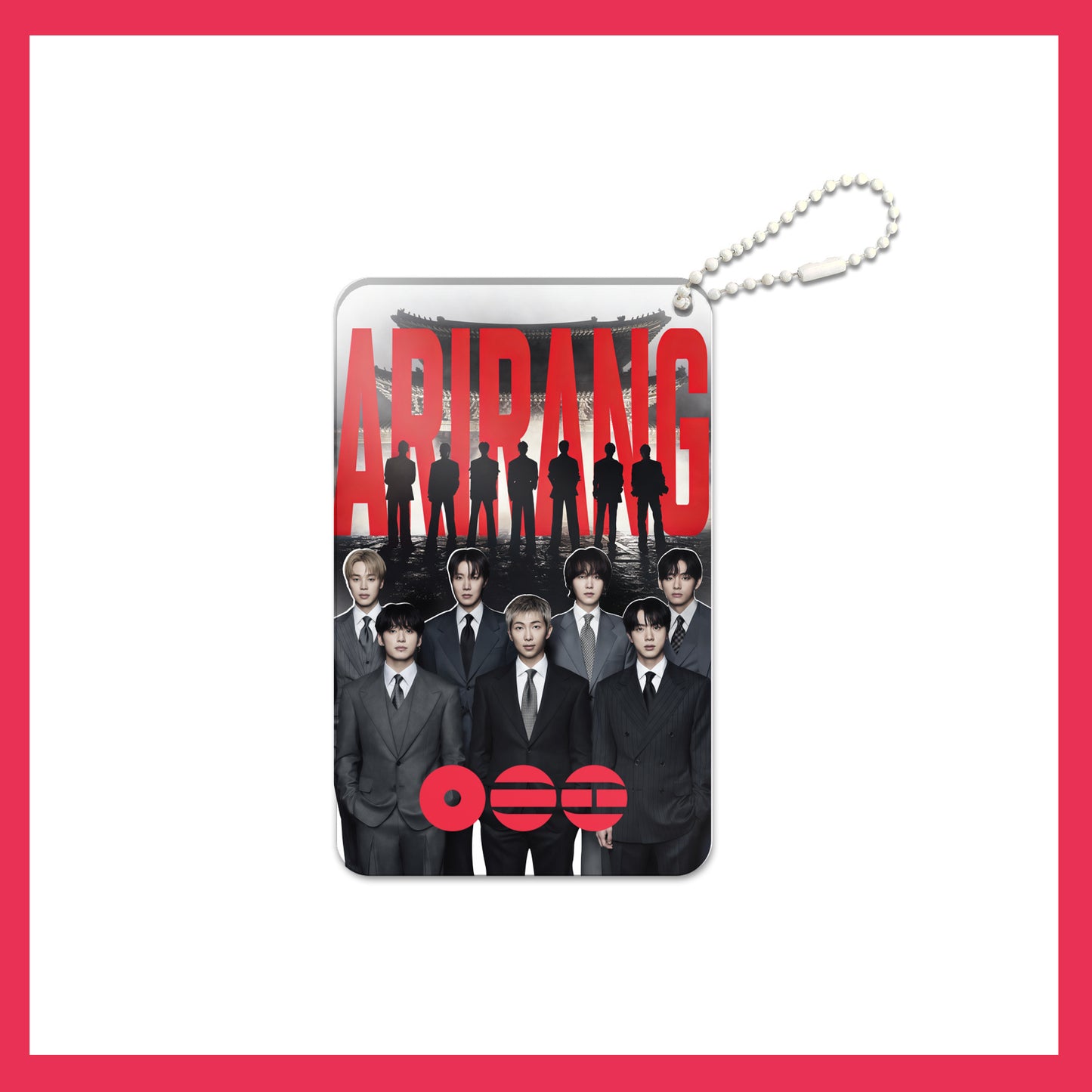 KPOP Custom Keychain Idol World Tour 3-inch ARIARNG Acrylic Keychain Digital Photo Video Recording Fashionable