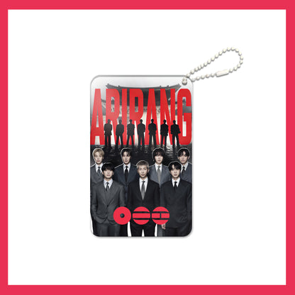 KPOP Custom Keychain Idol World Tour 3-inch ARIARNG Acrylic Keychain Digital Photo Video Recording Fashionable