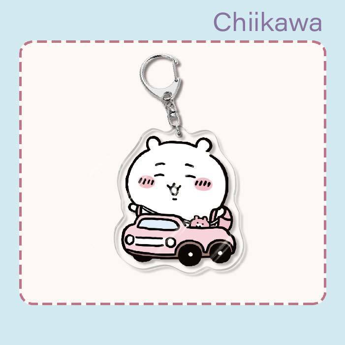 Japanese Anime Chiikawa Acrylic Keychain Hachiware Usagi Cute Lightweight Bag Pendant Decoration Gift