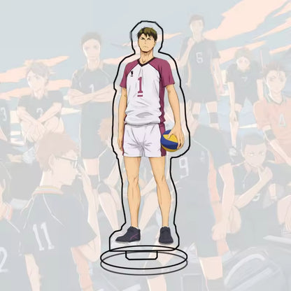 Custom Standee Haikyuu Volleyball Anime Team Acrylic Desktop Stand Figure Hinata Shoyo Kageyama Tobio Gift Decoration