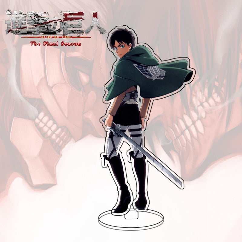 Attack on Titan Acrylic Standee  Eren Yeager Sasha Blouse Anime Figure Desk Decor Collectible Gift