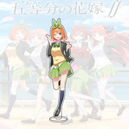 Quintessential Quintuplets Acrylic Stand Miku Ichika Yotsuba Itsuki Heart Anime Figure Desk Decor Gift