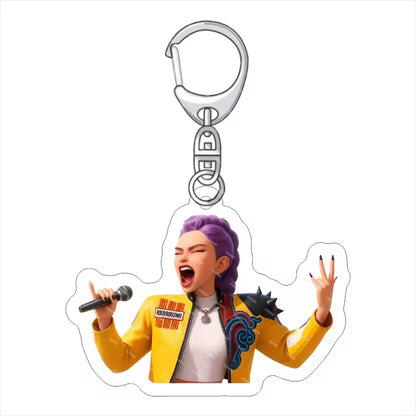 Demon Hunter Anime Cartoon  Acrylic Waterproof Keychain-Wholesale Custom Business Gift
