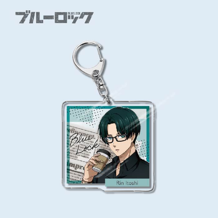 Custom Keychain Designs Anime Blue Lock Cartoon Character Double Sided Acrylic Light Weight UV Printed