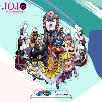 Custom Anime Peripheral Acrylic Figure Stand JOJO's Bizarre Adventure Golden Wind Character Ornament One Piece Dropshipping China