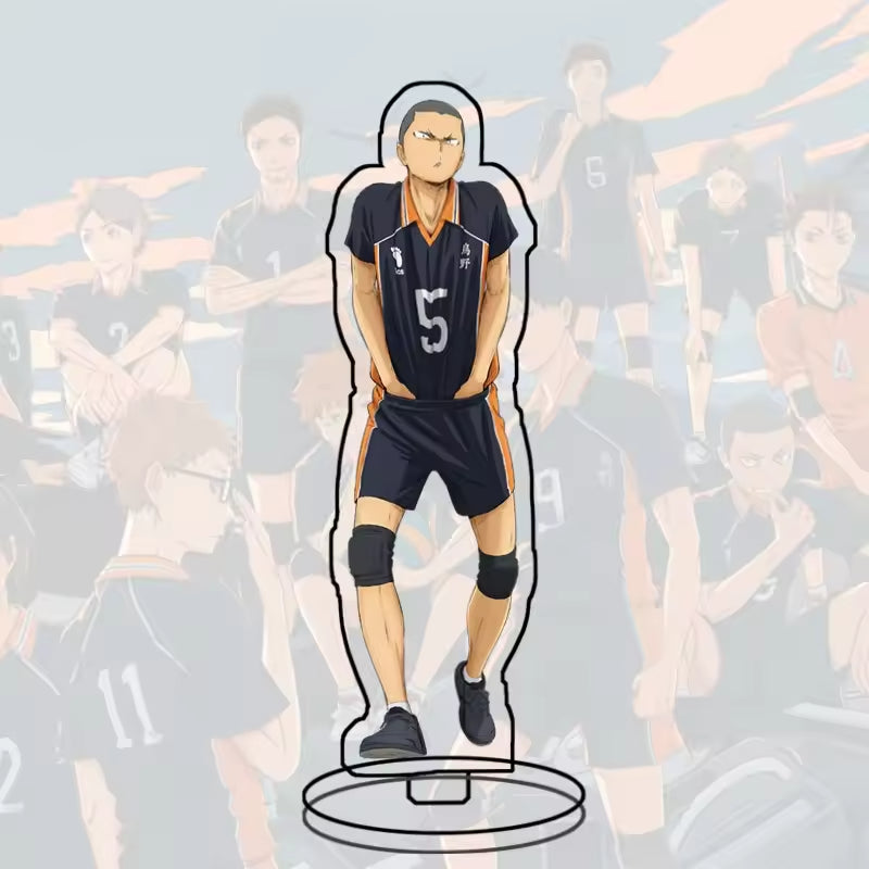 Custom Standee Haikyuu Volleyball Anime Team Acrylic Desktop Stand Figure Hinata Shoyo Kageyama Tobio Gift Decoration
