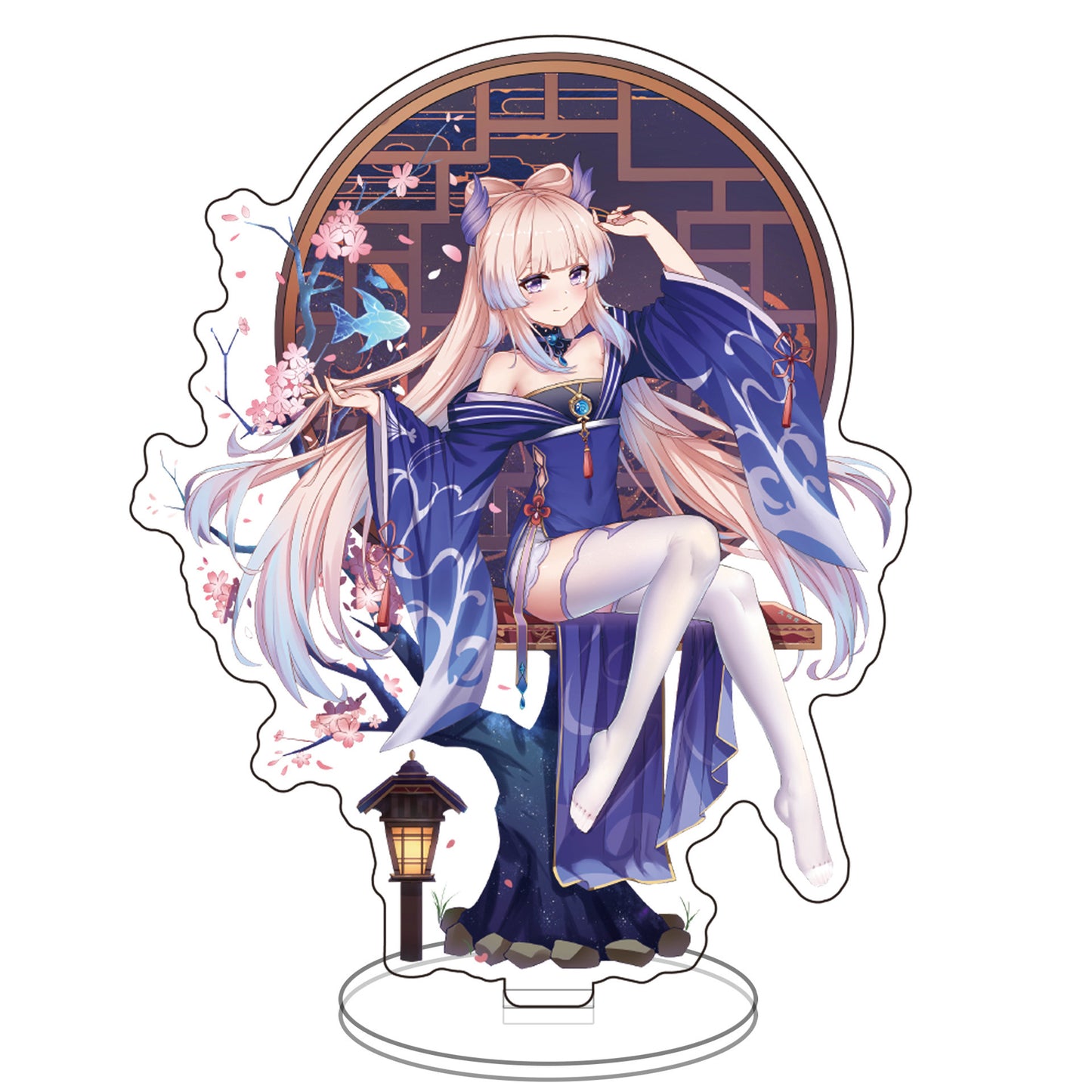 Genshin Impact Acrylic Stands: Hu Tao, Gan Yu, Keqing, Kley, Venti, Xingqiu, Diluc, Zhongli, Yanfei Figurines – Anime & Manga