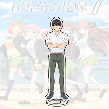 Quintessential Quintuplets Acrylic Stand Miku Ichika Yotsuba Itsuki Heart Anime Figure Desk Decor Gift