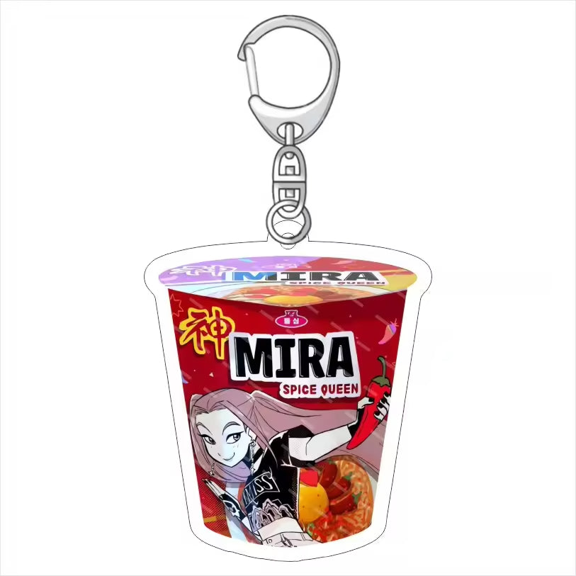 Demon Hunter Anime Cartoon  Acrylic Waterproof Keychain-Wholesale Custom Business Gift