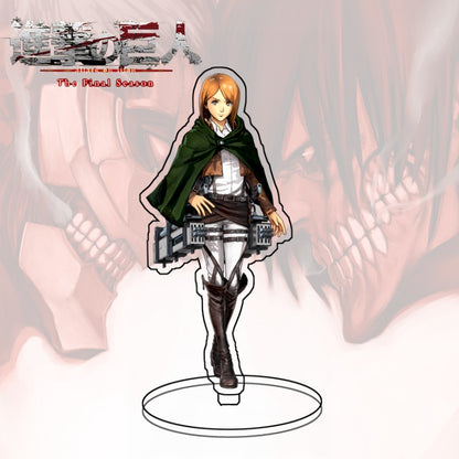 Attack on Titan Acrylic Standee  Eren Yeager Sasha Blouse Anime Figure Desk Decor Collectible Gift