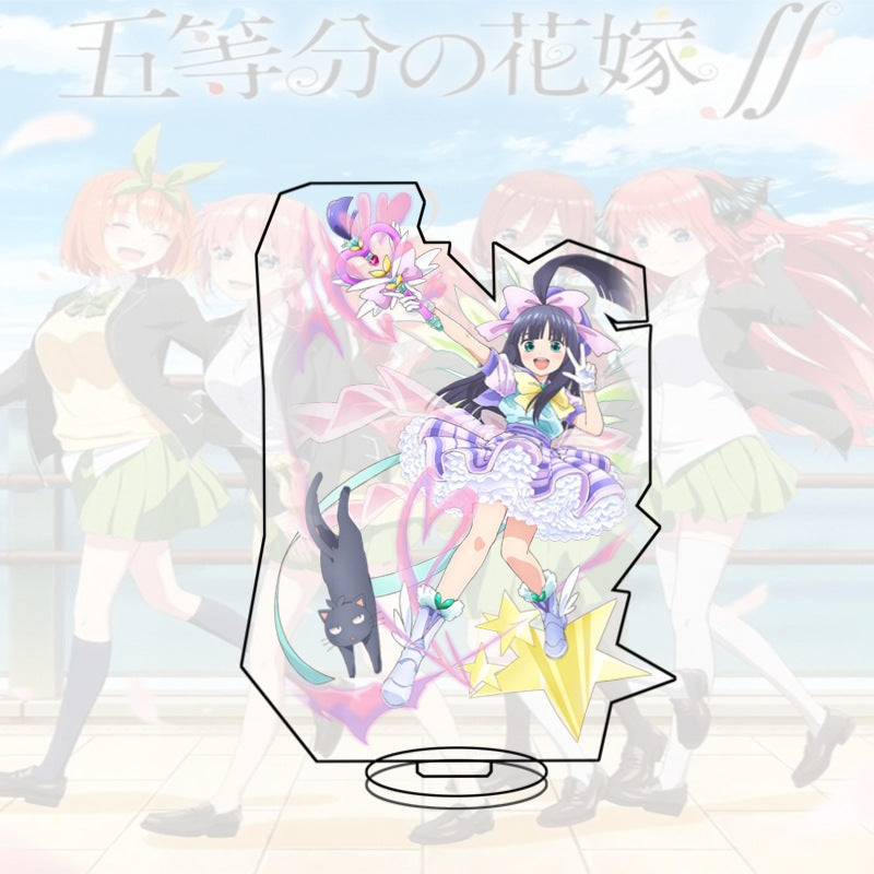 Quintessential Quintuplets Acrylic Stand Miku Ichika Yotsuba Itsuki Heart Anime Figure Desk Decor Gift