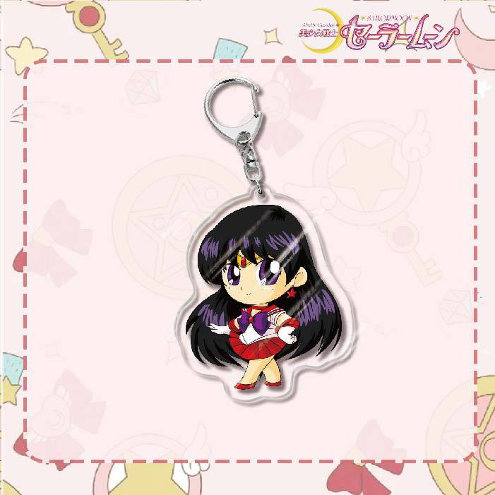 Custom Keychain Cute Cartoon Tsukino Usagi Metal Anime Sailormoon UV Printing Waterproof Bottle Custom Opener