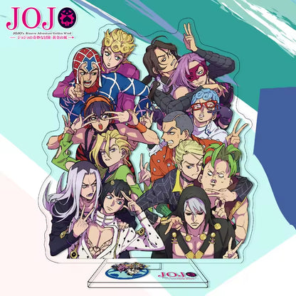 Custom Anime Peripheral Acrylic Figure Stand JOJO's Bizarre Adventure Golden Wind Character Ornament One Piece Dropshipping China
