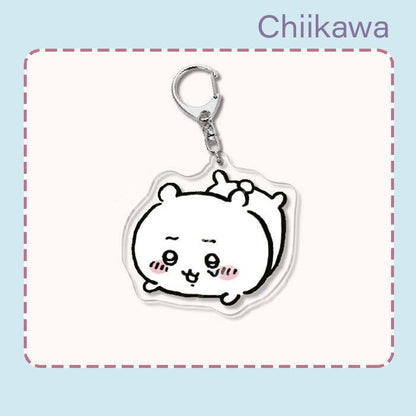 Japanese Anime Chiikawa Acrylic Keychain Hachiware Usagi Cute Lightweight Bag Pendant Decoration Gift