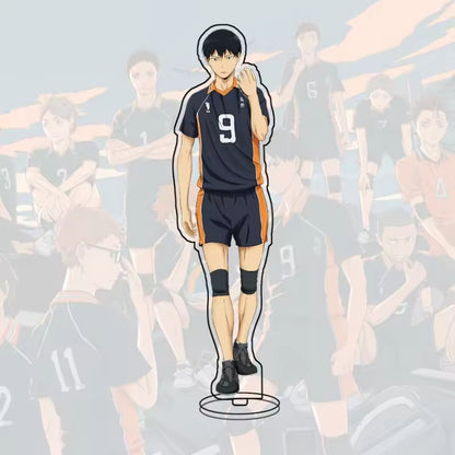 Custom Standee Haikyuu Volleyball Anime Team Acrylic Desktop Stand Figure Hinata Shoyo Kageyama Tobio Gift Decoration