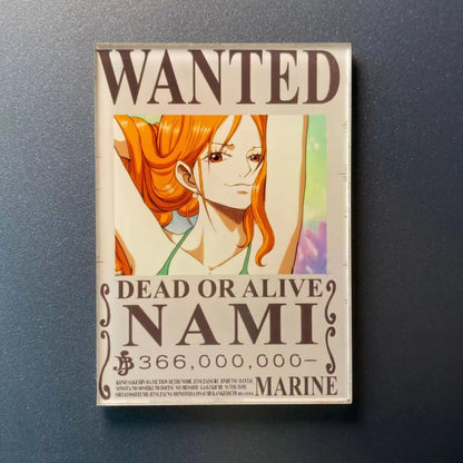 Custom Anime Acrylic Fridge Magnets One Piece Bounty Cartoon Charms Cute Decorative Magnets for Gifts  Souvenirs