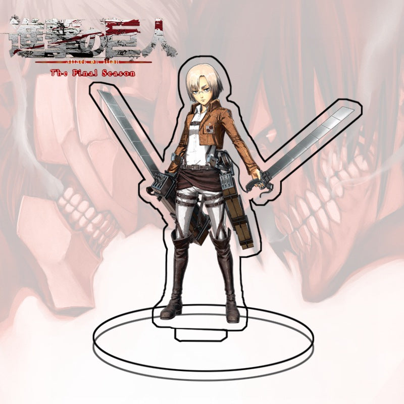 Attack on Titan Acrylic Standee  Eren Yeager Sasha Blouse Anime Figure Desk Decor Collectible Gift