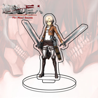 Attack on Titan Acrylic Standee  Eren Yeager Sasha Blouse Anime Figure Desk Decor Collectible Gift