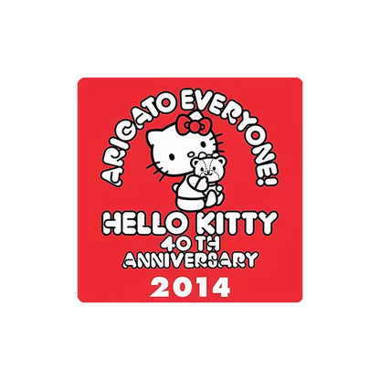 Custom Charm Cute Cartoon Kitty Cat Anniversary  Crystal Glass Soft Magnetic Refrigerator Magnet