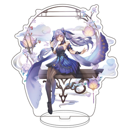 Genshin Impact Acrylic Stands: Hu Tao, Gan Yu, Keqing, Kley, Venti, Xingqiu, Diluc, Zhongli, Yanfei Figurines – Anime & Manga
