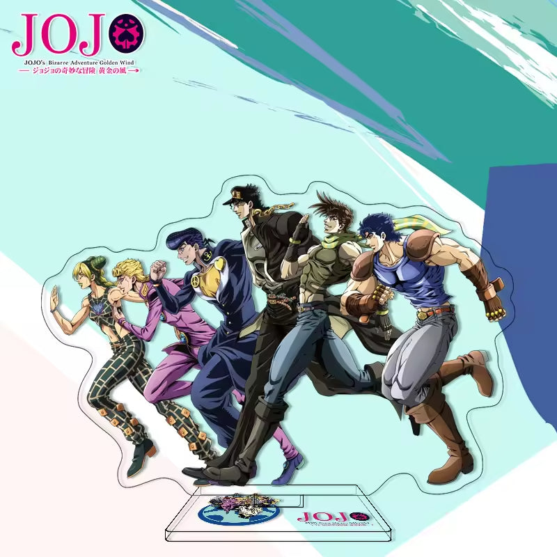 Custom Anime Peripheral Acrylic Figure Stand JOJO's Bizarre Adventure Golden Wind Character Ornament One Piece Dropshipping China