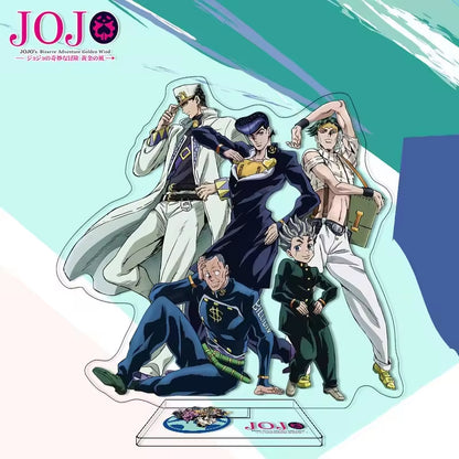 Custom Anime Peripheral Acrylic Figure Stand JOJO's Bizarre Adventure Golden Wind Character Ornament One Piece Dropshipping China