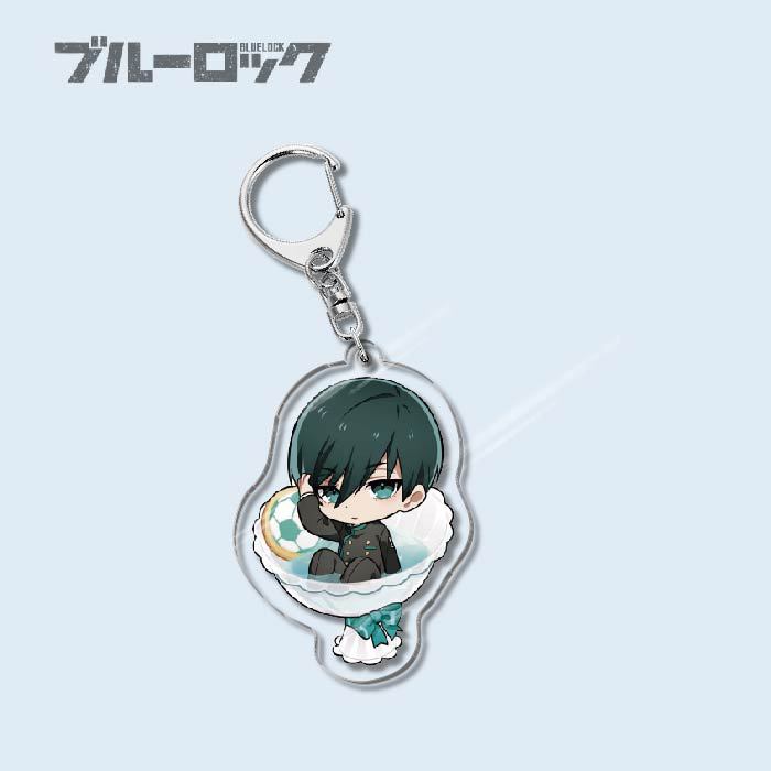 Custom Keychain Designs Anime Blue Lock Cartoon Character Double Sided Acrylic Light Weight UV Printed