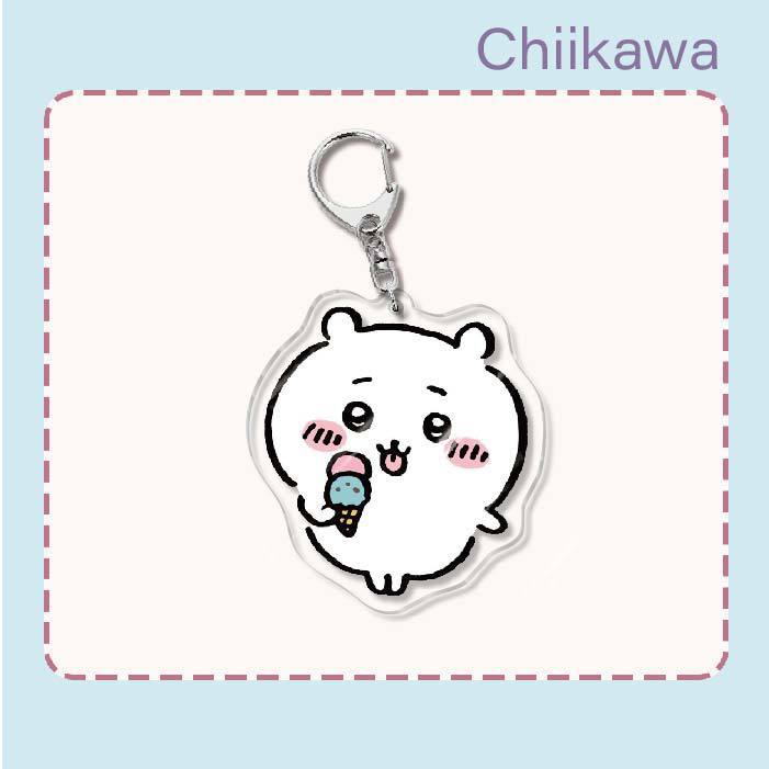 Japanese Anime Chiikawa Acrylic Keychain Hachiware Usagi Cute Lightweight Bag Pendant Decoration Gift
