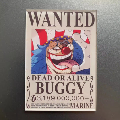 Custom Anime Acrylic Fridge Magnets One Piece Bounty Cartoon Charms Cute Decorative Magnets for Gifts  Souvenirs