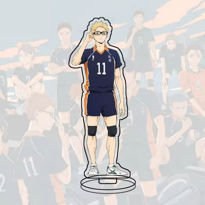 Custom Standee Haikyuu Volleyball Anime Team Acrylic Desktop Stand Figure Hinata Shoyo Kageyama Tobio Gift Decoration