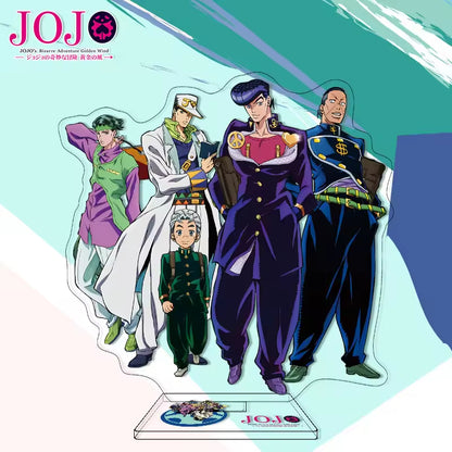 Custom Anime Peripheral Acrylic Figure Stand JOJO's Bizarre Adventure Golden Wind Character Ornament One Piece Dropshipping China