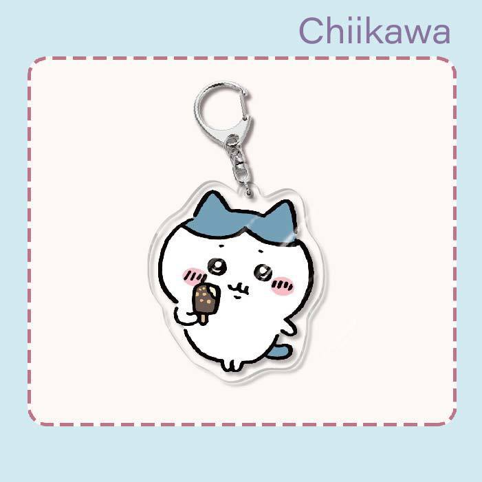 Japanese Anime Chiikawa Acrylic Keychain Hachiware Usagi Cute Lightweight Bag Pendant Decoration Gift
