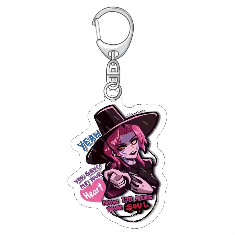 Demon Hunter Anime Cartoon  Acrylic Waterproof Keychain-Wholesale Custom Business Gift