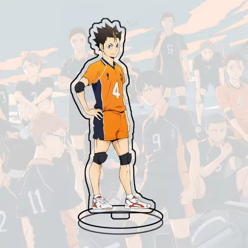 Custom Standee Haikyuu Volleyball Anime Team Acrylic Desktop Stand Figure Hinata Shoyo Kageyama Tobio Gift Decoration