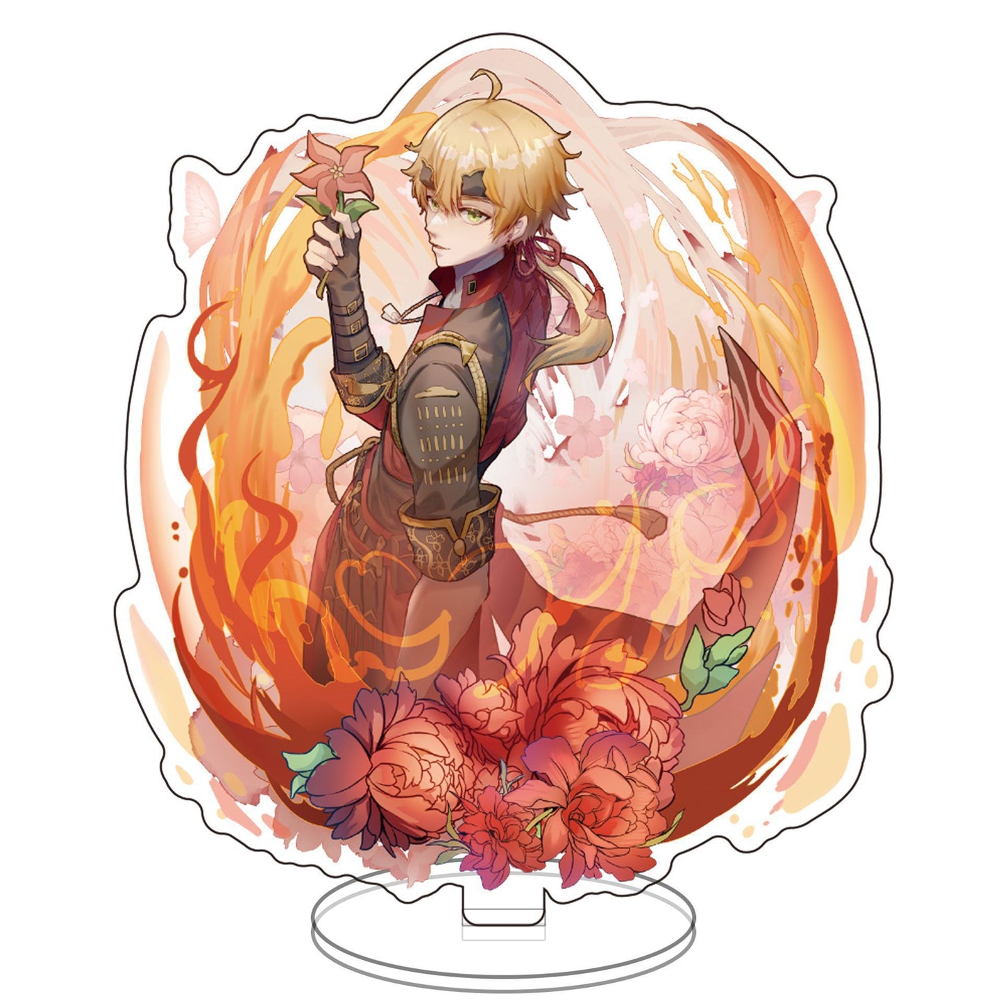 Genshin Impact Acrylic Stands: Hu Tao, Gan Yu, Keqing, Kley, Venti, Xingqiu, Diluc, Zhongli, Yanfei Figurines – Anime & Manga
