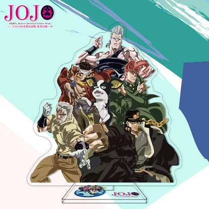 Custom Anime Peripheral Acrylic Figure Stand JOJO's Bizarre Adventure Golden Wind Character Ornament One Piece Dropshipping China