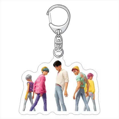 Demon Hunter Anime Cartoon  Acrylic Waterproof Keychain-Wholesale Custom Business Gift