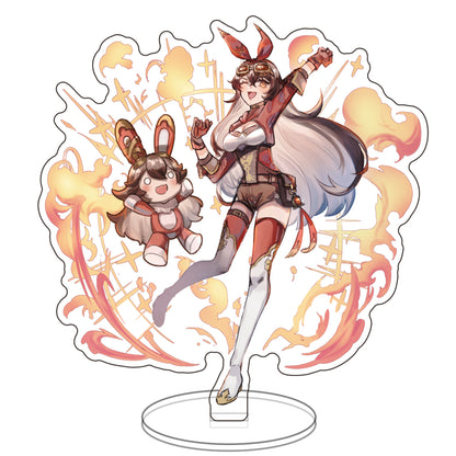 Genshin Impact Acrylic Stands: Hu Tao, Gan Yu, Keqing, Kley, Venti, Xingqiu, Diluc, Zhongli, Yanfei Figurines – Anime & Manga