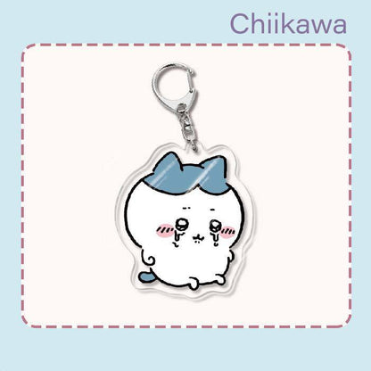 Japanese Anime Chiikawa Acrylic Keychain Hachiware Usagi Cute Lightweight Bag Pendant Decoration Gift