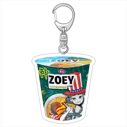 Demon Hunter Anime Cartoon  Acrylic Waterproof Keychain-Wholesale Custom Business Gift
