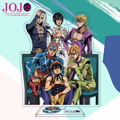 Custom Anime Peripheral Acrylic Figure Stand JOJO's Bizarre Adventure Golden Wind Character Ornament One Piece Dropshipping China