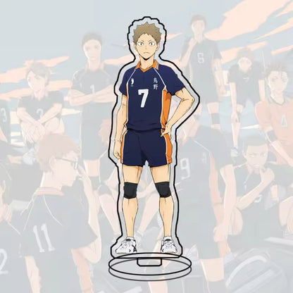Custom Standee Haikyuu Volleyball Anime Team Acrylic Desktop Stand Figure Hinata Shoyo Kageyama Tobio Gift Decoration