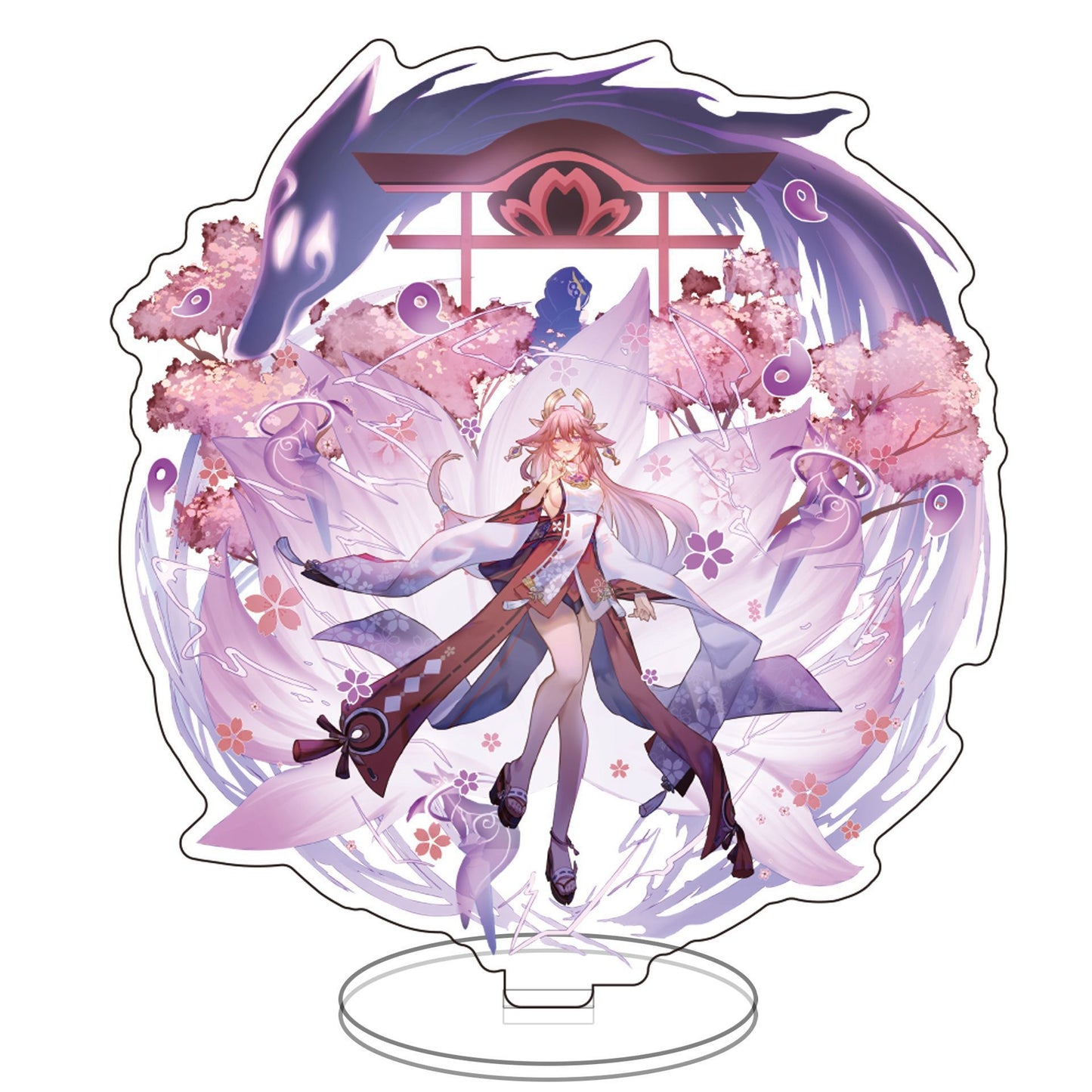 Genshin Impact Acrylic Stands: Hu Tao, Gan Yu, Keqing, Kley, Venti, Xingqiu, Diluc, Zhongli, Yanfei Figurines – Anime & Manga
