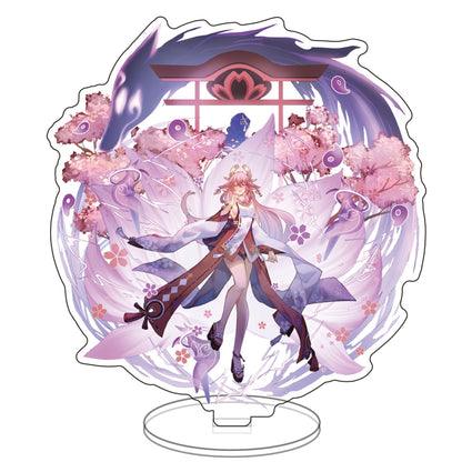 Genshin Impact Acrylic Stands: Hu Tao, Gan Yu, Keqing, Kley, Venti, Xingqiu, Diluc, Zhongli, Yanfei Figurines – Anime & Manga