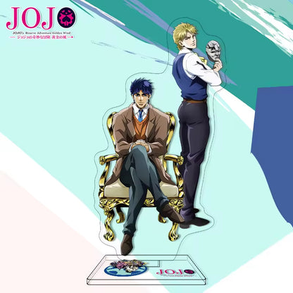 Custom Anime Peripheral Acrylic Figure Stand JOJO's Bizarre Adventure Golden Wind Character Ornament One Piece Dropshipping China