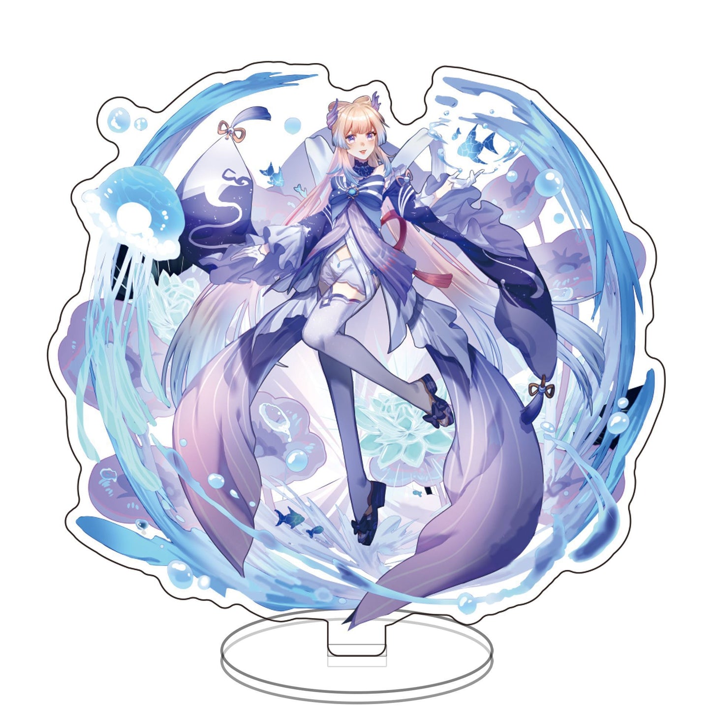 Genshin Impact Acrylic Stands: Hu Tao, Gan Yu, Keqing, Kley, Venti, Xingqiu, Diluc, Zhongli, Yanfei Figurines – Anime & Manga