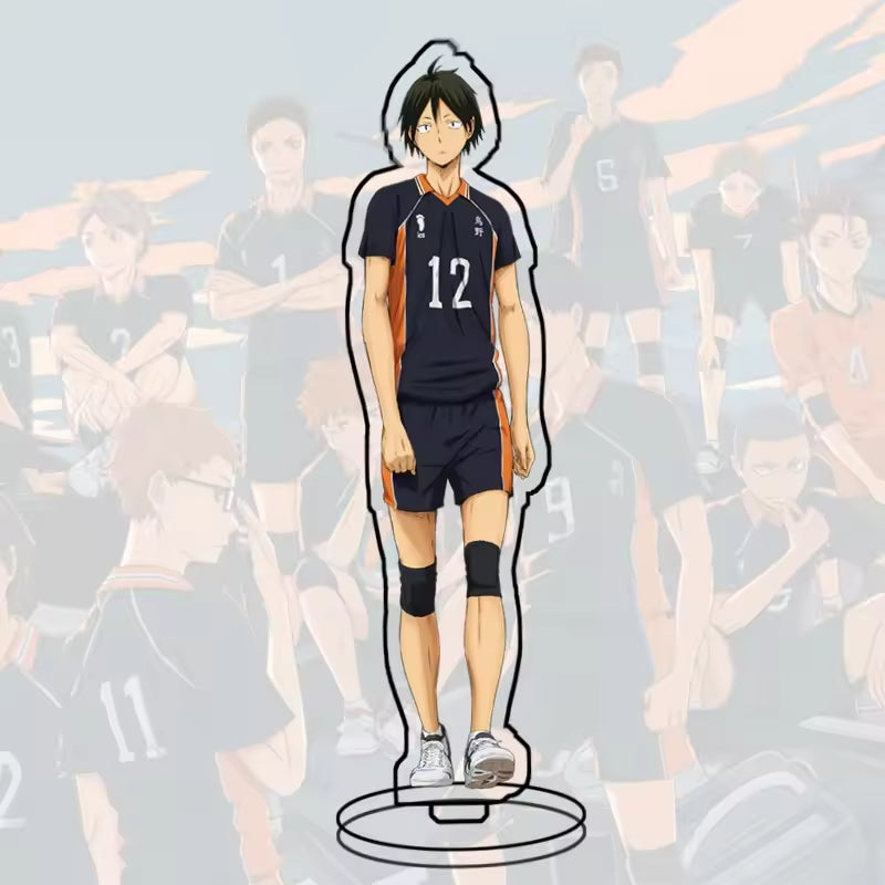 Custom Standee Haikyuu Volleyball Anime Team Acrylic Desktop Stand Figure Hinata Shoyo Kageyama Tobio Gift Decoration