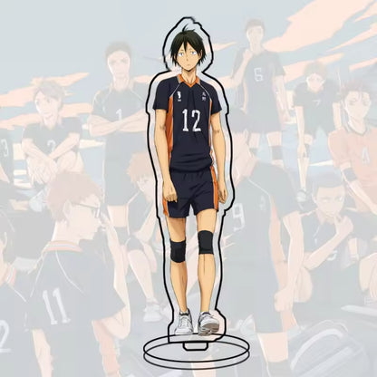 Custom Standee Haikyuu Volleyball Anime Team Acrylic Desktop Stand Figure Hinata Shoyo Kageyama Tobio Gift Decoration